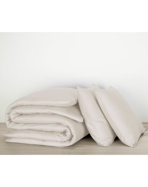 Parure housse de couette Olivia sable