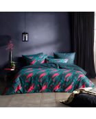 Parure housse de couette Rosalyn atlantique foncé
