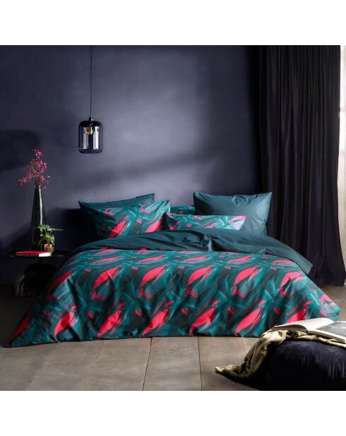 Parure housse de couette Rosalyn atlantique foncé