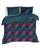 Parure housse de couette Rosalyn atlantique foncé