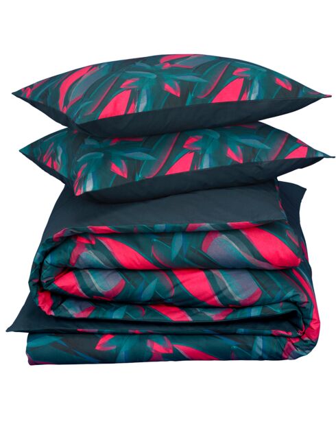 Parure housse de couette Rosalyn atlantique foncé