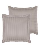 Taie d'oreiller Zygo gris atmosphère - 63x63 cm