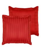 Taie d'oreiller Zygo rouge - 63x63 cm