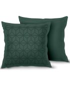 Taie d'oreiller Skyscraper vert atlantique - 63x63 cm