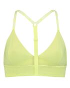 Brassière triangle jaune