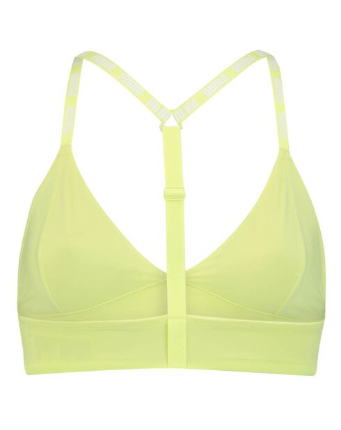 Brassière triangle jaune