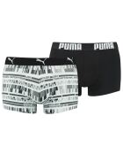 2 Boxers noir/blanc