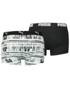 2 Boxers noir/blanc