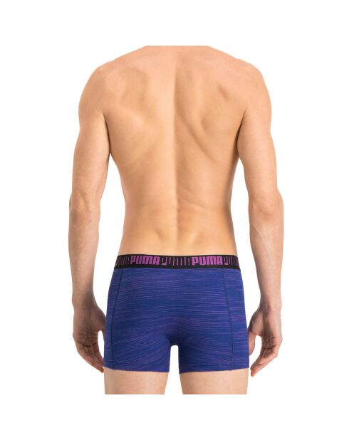 2 Boxers Space Dye indigo/noir