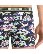 2 Boxers Camo turquoise/noir/multicolore