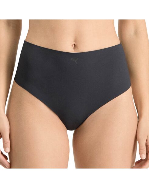 Tanga taille haute 2nd Skin noir