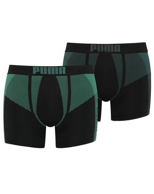 2 Boxers noir/vert