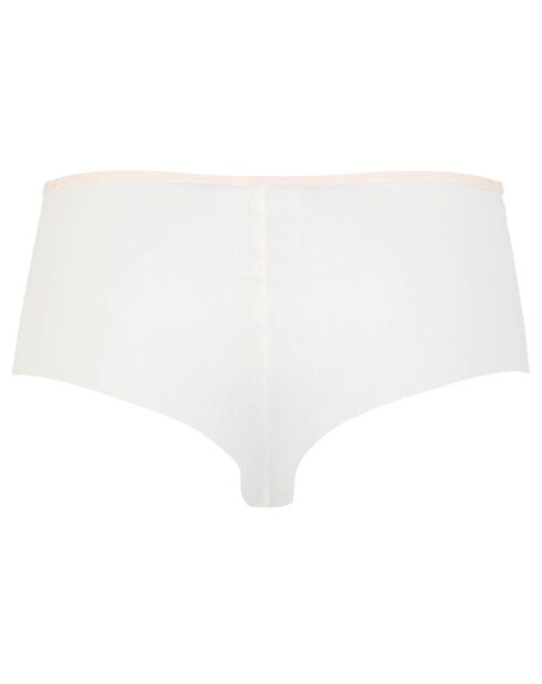 Tanga 2nd Skin taille haute rose poudré