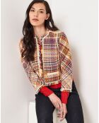 Veste brodée Elisabeth multicolore