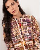 Veste brodée Elisabeth multicolore