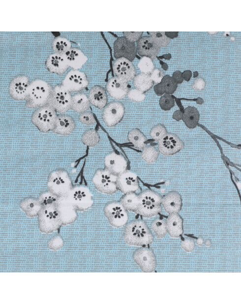 Bettbezug-Set Chicorée blau/weiß