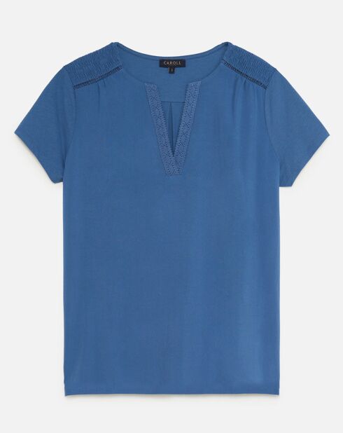 T-Shirt Dalida denim moyen