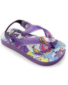 Paarse teenslippers van Baby Flow