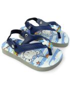 Marineblauwe sliders voor babyberen