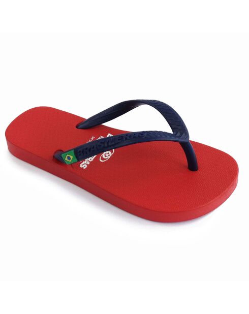 Clasica Combi Brasil rot/blaue Flip-Flops
