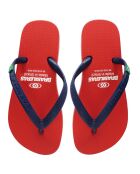 Clasica Combi Brasil rot/blaue Flip-Flops