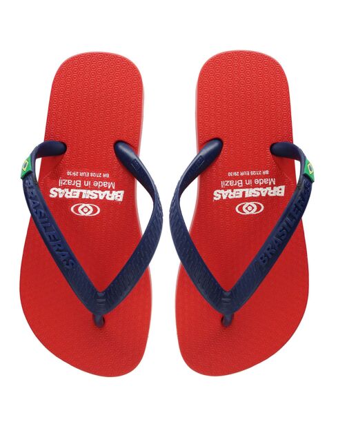 Clasica Combi Brasil rot/blaue Flip-Flops