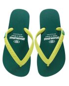 Clasica Combi Brasil grün/gelbe Flip-Flops