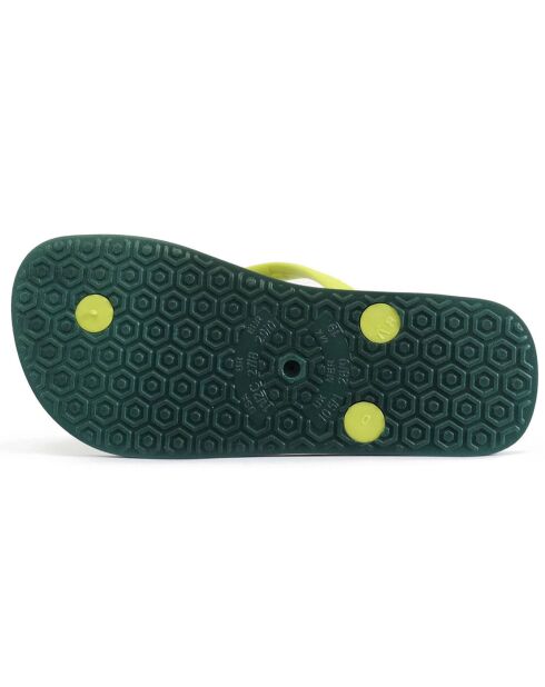 Clasica Combi Brasil grün/gelbe Flip-Flops