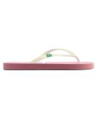 Classic Combi roze/witte teenslippers