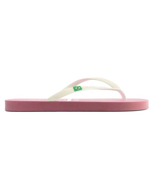 Classic Combi roze/witte teenslippers