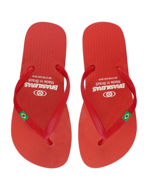 Chanclas rojas Clasica Brasil