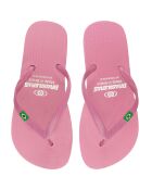 Tongs Clasica Brasil roses