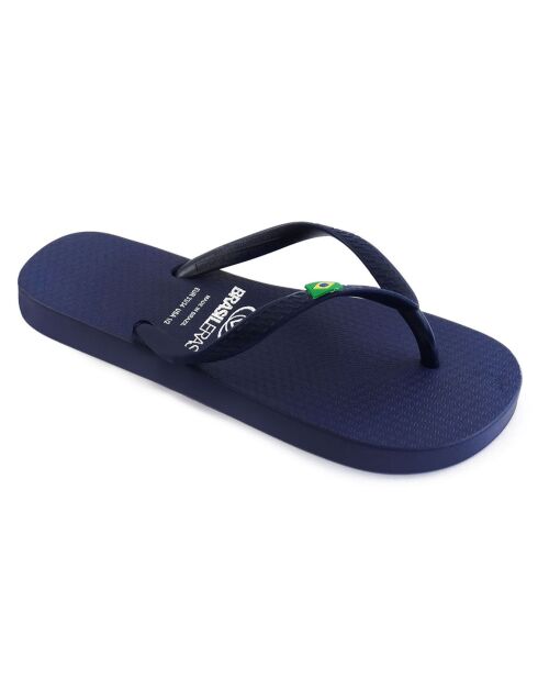 Tongs Clasica Brasil bleu marine