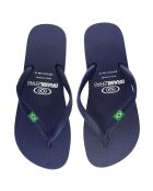 Tongs Clasica Brasil bleu marine