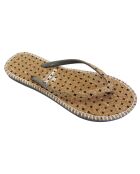 Tongs Hip Corner gris/marron