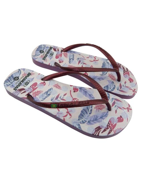 Chanclas Eden granate
