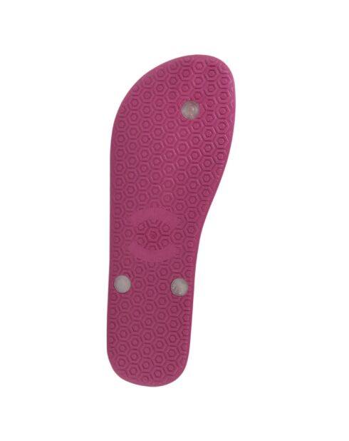 Wit/veelkleurige Guayabo-teenslippers