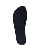 Zwart/rode teenslippers met pin-up