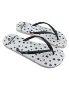 Chanclas Topos en blanco y negro