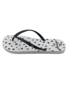 Chanclas Topos en blanco y negro