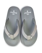 Graue Puff-Flip-Flops