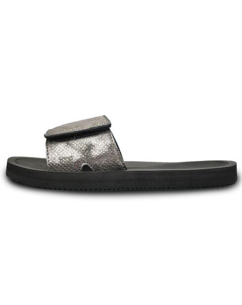 Mules Platino noires
