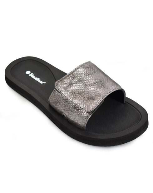 Mules Platino noires