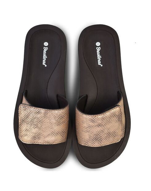 Mules Platino marron