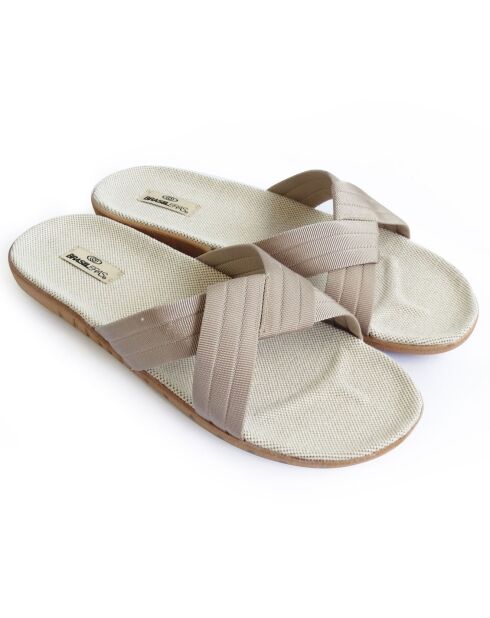 Tren 50 Classic braune Pantoletten