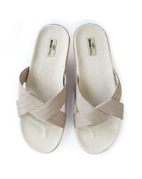 Tren 50 Classic braune Pantoletten