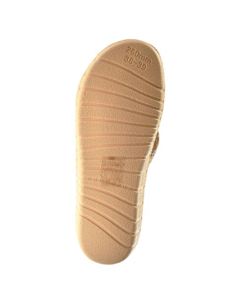 Blaue Pantoletten von Tren Loom