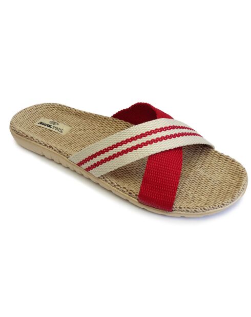 Rote Pantoletten Tren Midi