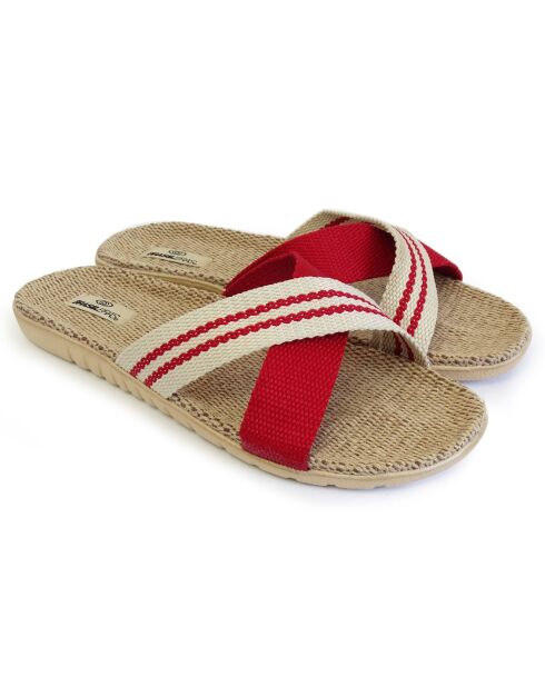 Rote Pantoletten Tren Midi