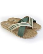 Grüne Pantoletten Tren Midi